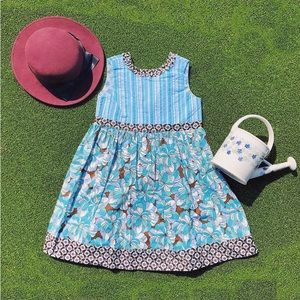 Toddler Hand-Made Blue Sun Dress